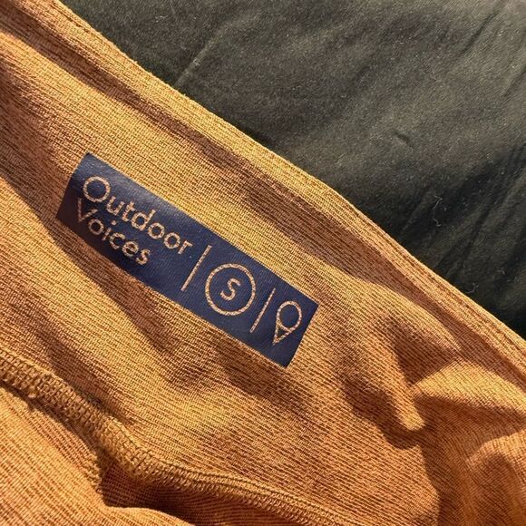 Outdoor Voices Brown Leggings Streamlined Fit Sz S - Picture 4 of 5